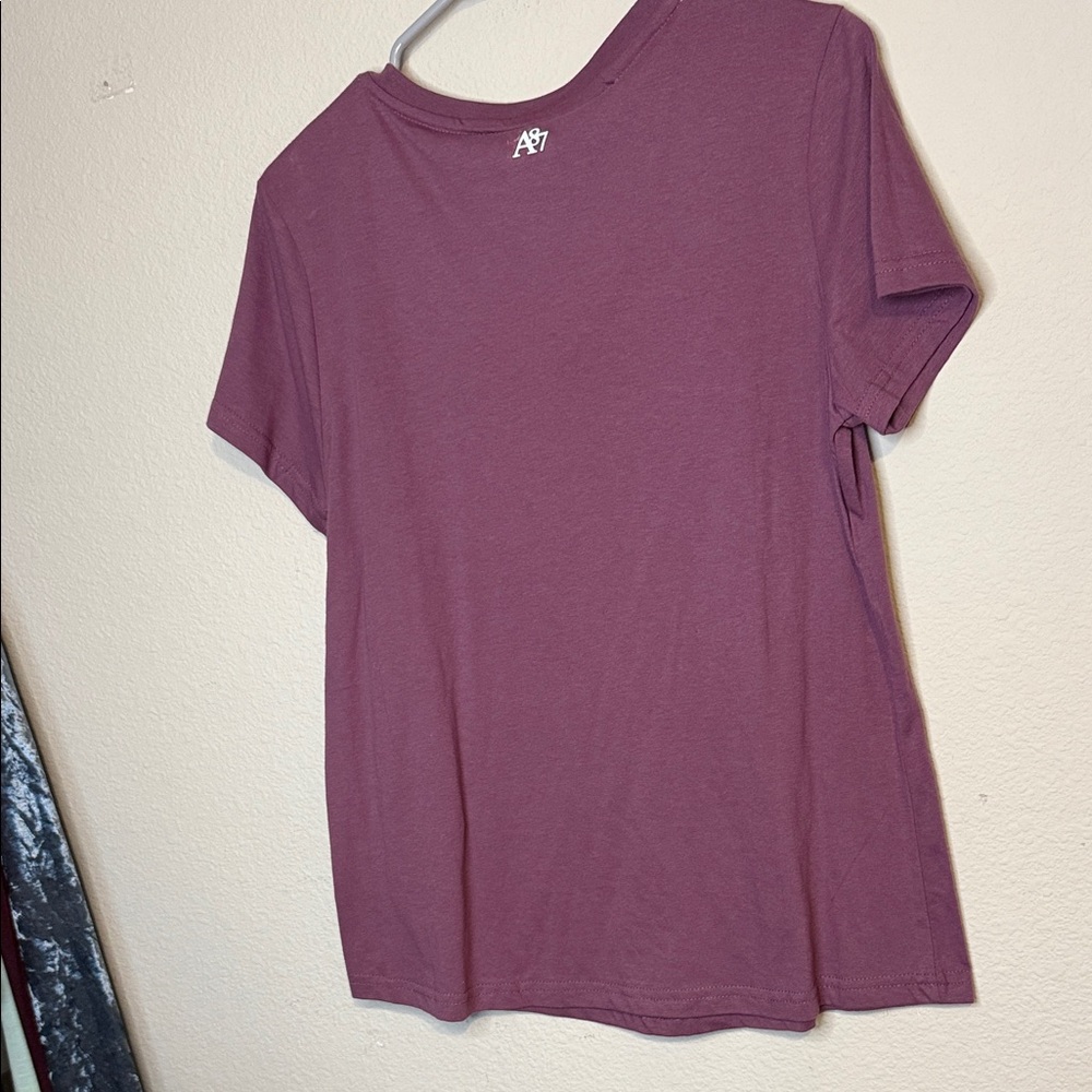 Aeropostale V-Neck Tee - Burgundy - Picture 3 of 5